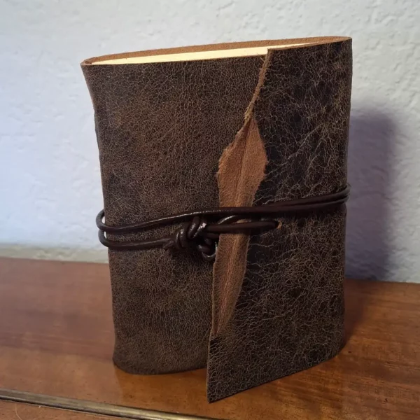 Cahier A6<br>cuir souple