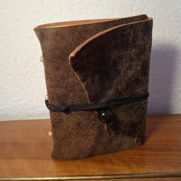 Cahier A6<br>cuir souple